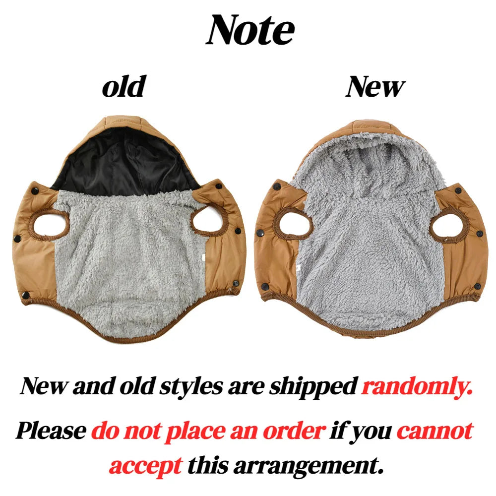 Warm Fleece Dog Coat Hoodie For Small Medium Dogs Winter Puppy Clothes Jacket With D-ring Thick Cozy Pug Dachshund Parka Costume Beauty World Shop