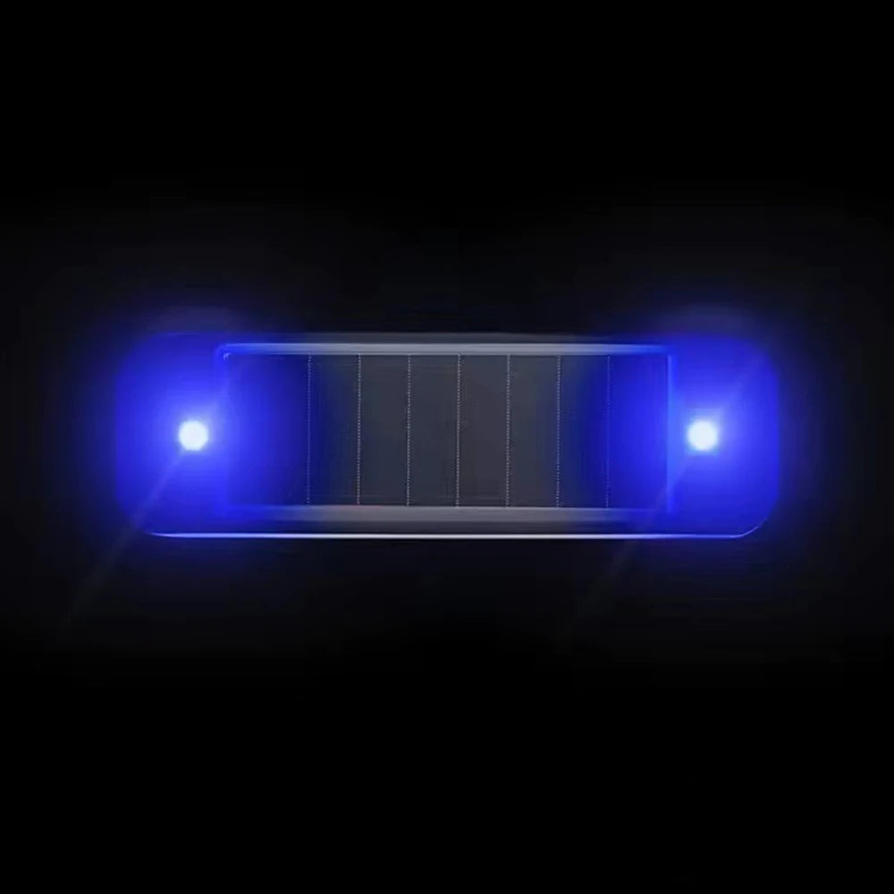 Mini LED Solar Power Car Warning Light Night Security Simulated Alarm Wireless Anti-Theft Caution Lamp Flashing Dummy Alarm Lamp Beauty World Shop