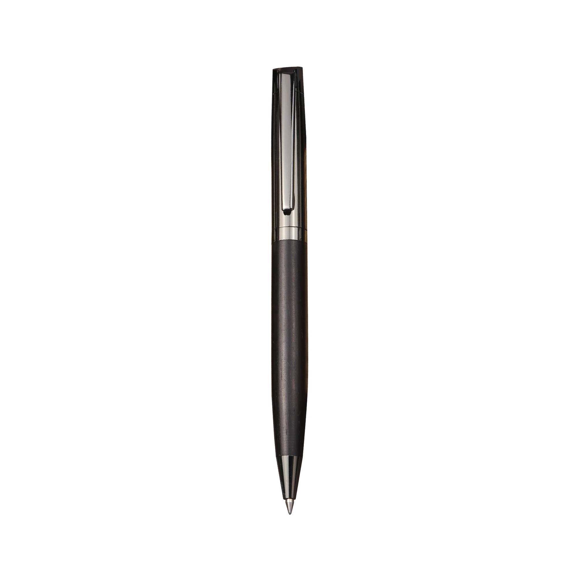 YUN CHUN 1 Set Premium Metal Ballpoint Pen with Wood Barrel for Smooth Writing and High-End Design-Black Ink-Office-With Case Beauty World Shop
