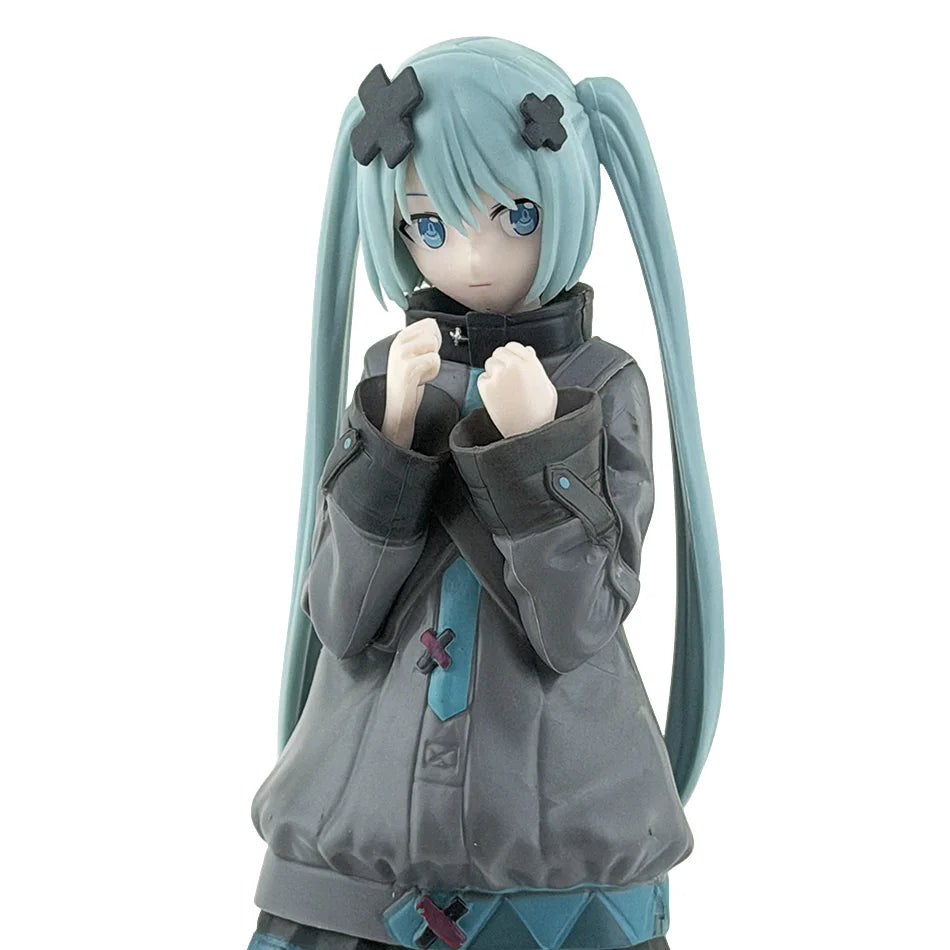 New 2026 Desktop Cute 8.07inch Hatsune Miku Kwaii Style Anime Figure Toys PVC Model Collector Doll Birthday Gift Beauty World Shop