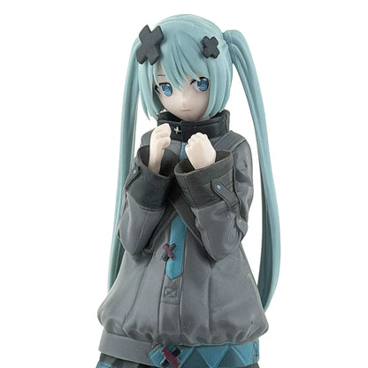 New 2026 Desktop Cute 8.07inch Hatsune Miku Kwaii Style Anime Figure Toys PVC Model Collector Doll Birthday Gift Beauty World Shop