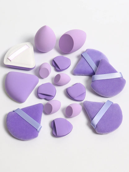 Cat Powder Cotton Candy 16-Piece Set 2 Makeup Eggs & 4 Mini Makeup Eggs & 2 Cotton Candy Powder Puff & 4 Powder Puff & 4 Mini C Beauty World Shop