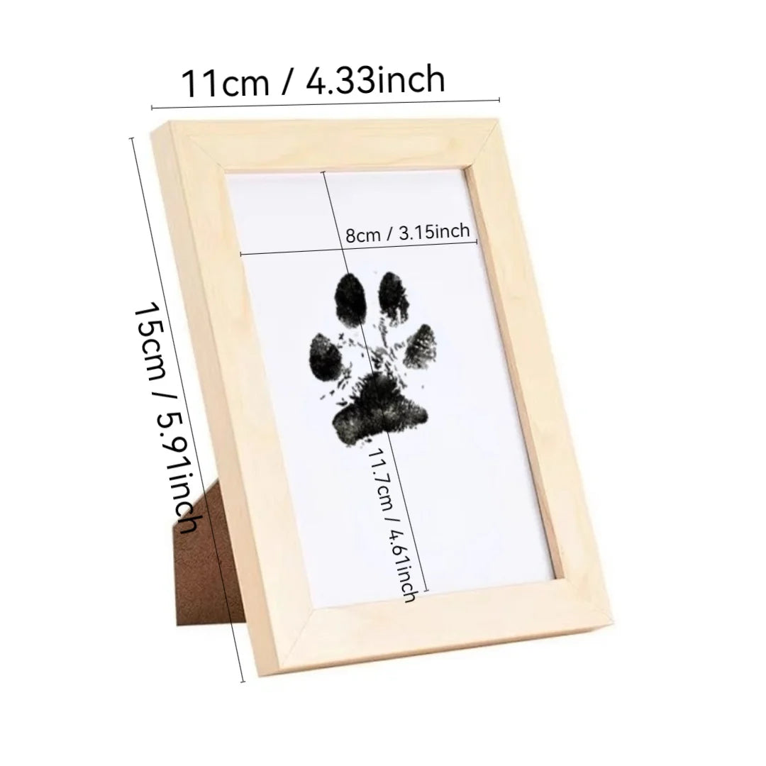 Baby Handprint and Footprint Kit Safe Non-Toxic Ink Pads Clean Inkless Touch Pet Paw Print Ink Kits with Beauty Fashion