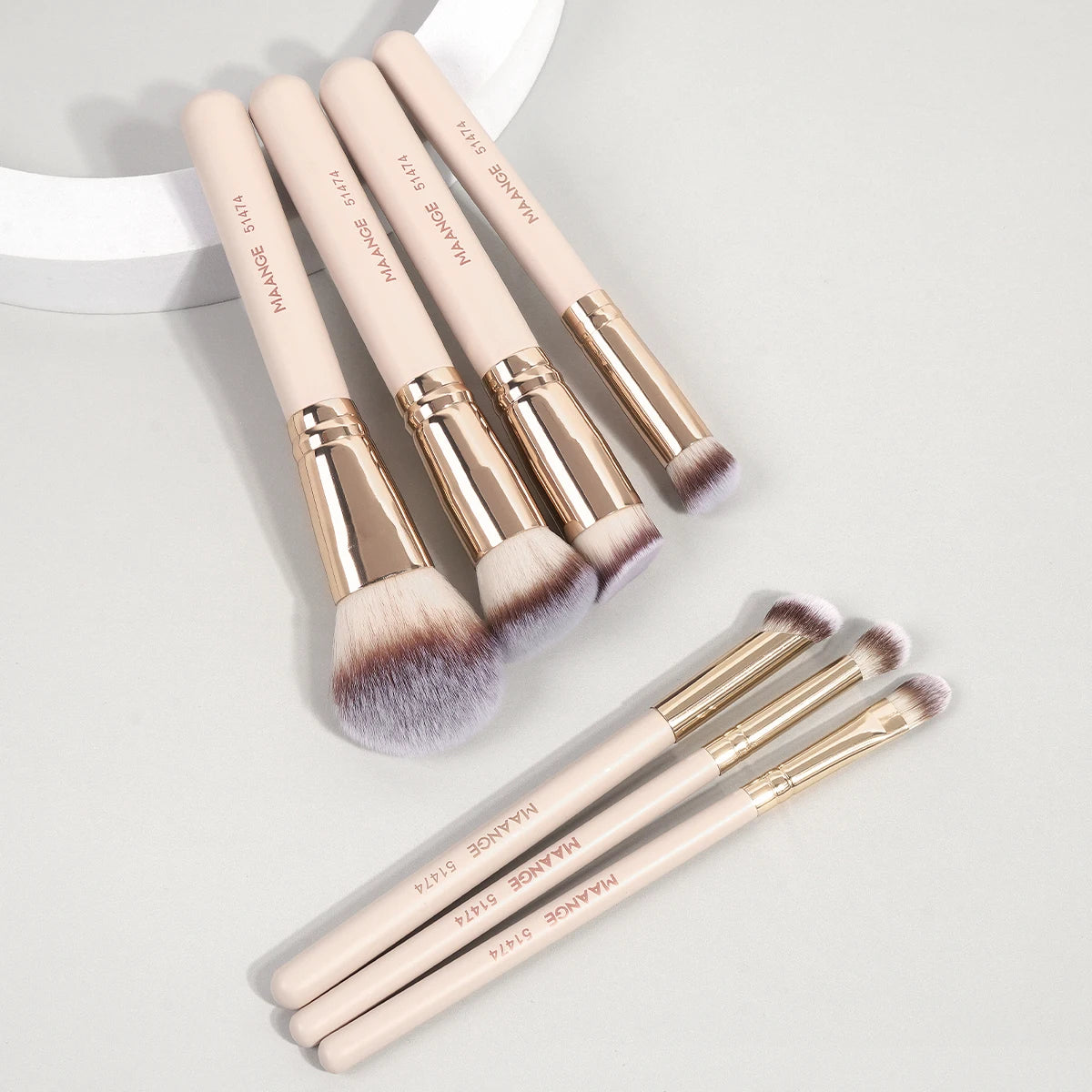 MAANGE 7pcs/set Makeup Brushes for Cosmetic Foundation Powder Concealer Blush Brush Blending Soft Bristles Beauty Tools Beauty World Shop