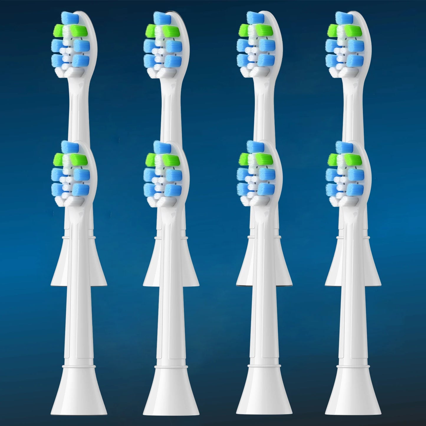 Toothbrush Heads Compatible with Philips Electric Toothbrush,Replacement Brush Heads Fit for 3100 4100 4300 5300 5500 6100 9000 Beauty World Shop