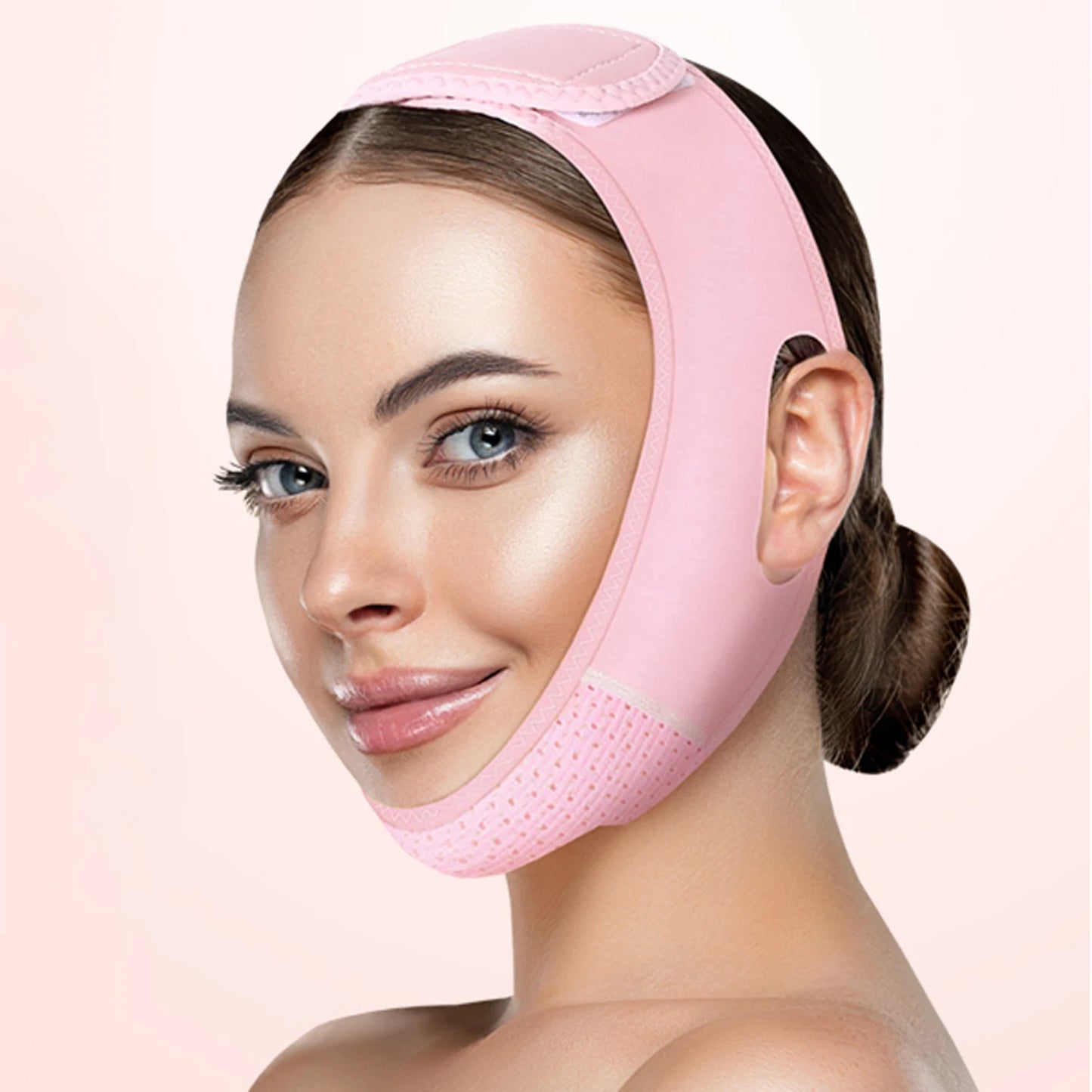 Reusable Face Strap, V Line Mask, Double Chin Reducer, Chin Up Patch, Chin Strap, V Shaped Belt, V Shaped Face Mask for Sagging Beauty World Shop