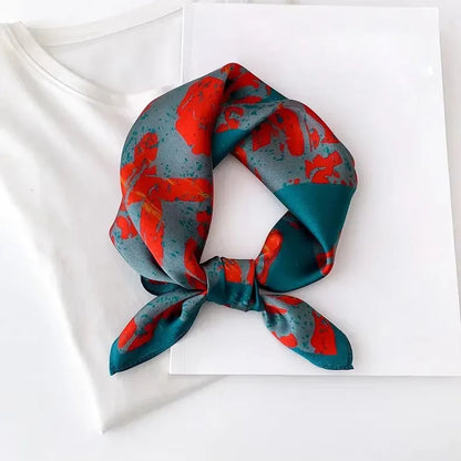 Scarf 100% Silk Bandana Women Square Scarves Wrap Kerchief Spring Fashion Luxury High Quality Headband Hijab Shawls 2026 Beauty World Shop