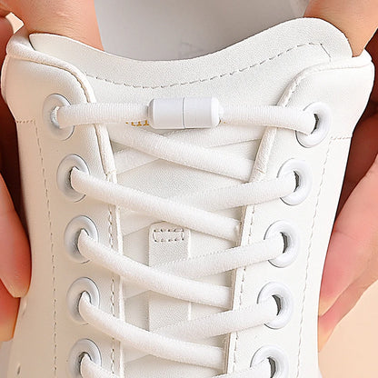 Elastic No Tie Shoelaces Semicircle Shoe Laces For Kids and Adult Sneakers Shoelace Quick Lazy Metal Lock Laces Shoe Strings Beauty World Shop