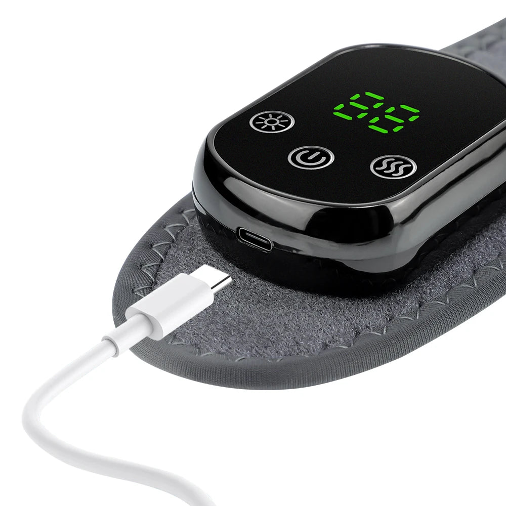 Cordless Heating Ankle Wrist Brace Vibration Massager Electric Hot Compress Massage Ankle Guard Wristband Hand Foot Protector Beauty World Shop