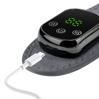 Cordless Heating Ankle Wrist Brace Vibration Massager Electric Hot Compress Massage Ankle Guard Wristband Hand Foot Protector Beauty World Shop