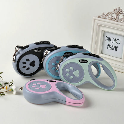 3m 5m Nylon Pet Dog Leash Automatic Retractable Extending Rope Puppy Walking Running Traction Roulette For Small Big Dogs Cats Beauty World Shop