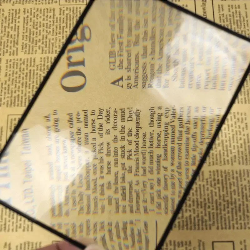 Full Page Large Sheet Magnifier Magnifying Glass Reading Aid Glass Page Magnifying Lens Reading Magnifier Beauty World Shop