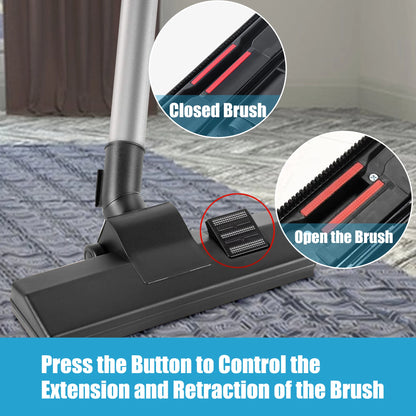 Universal Vacuum Cleaner Brush, 35/32 mm Floor Nozzle, Vacuum Cleaner Accessories, for AEG, Bosch, Siemens, Panasonic, Philips Beauty World Shop