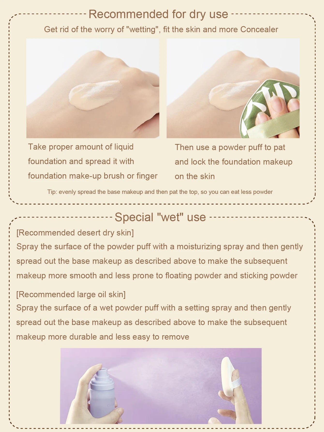 Large Size Cotton Candy Cosmetic Puff Super Soft Sponge Air Cushion Powder Puffs Foundation Concealer Dry and Wet Makeup Tools Beauty World Shop
