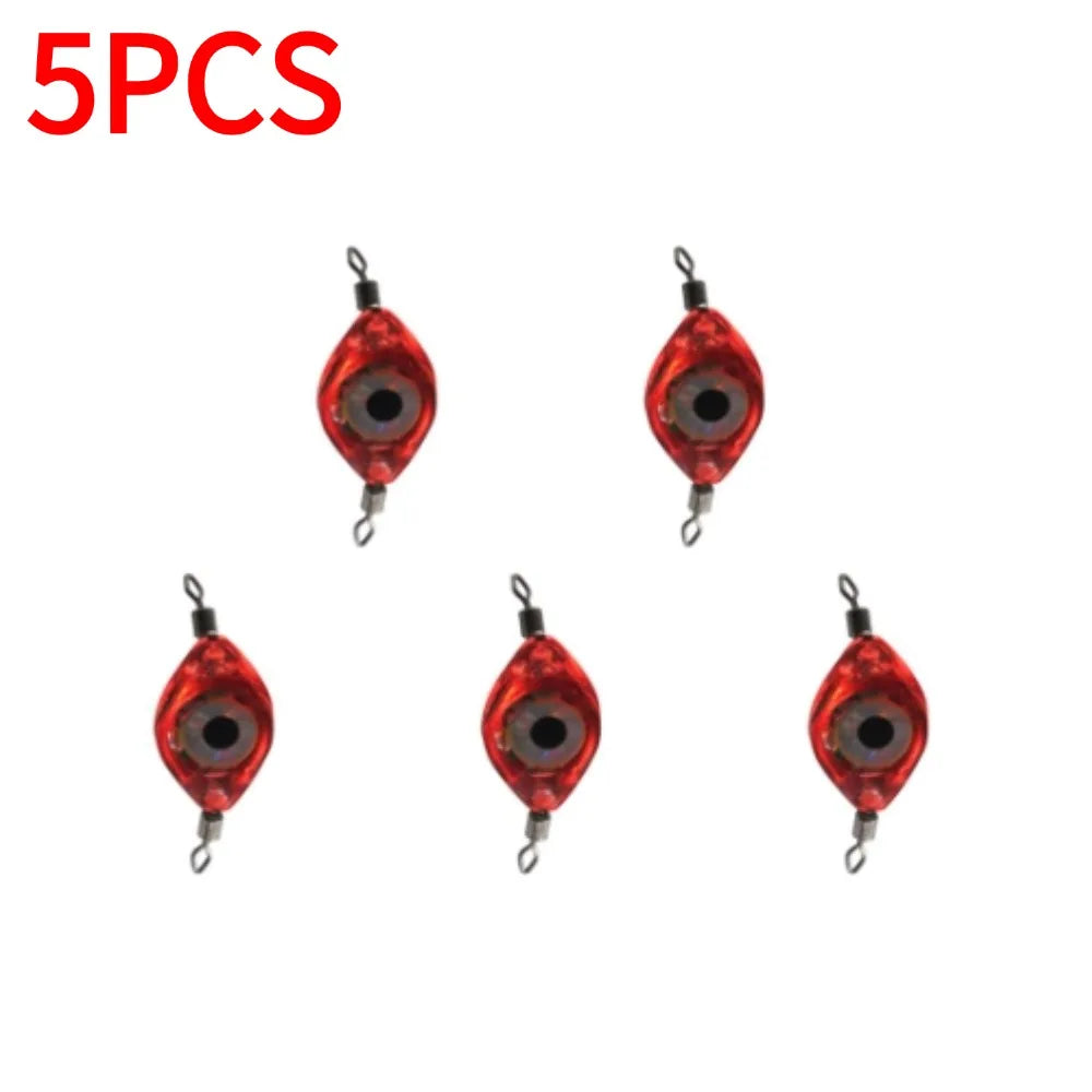 Fishing Lure Light Eye Shape Fishing Lure Light LED Waterproof Sensing Deep Drop for Seawater Freshwater for Underwater Beauty World Shop