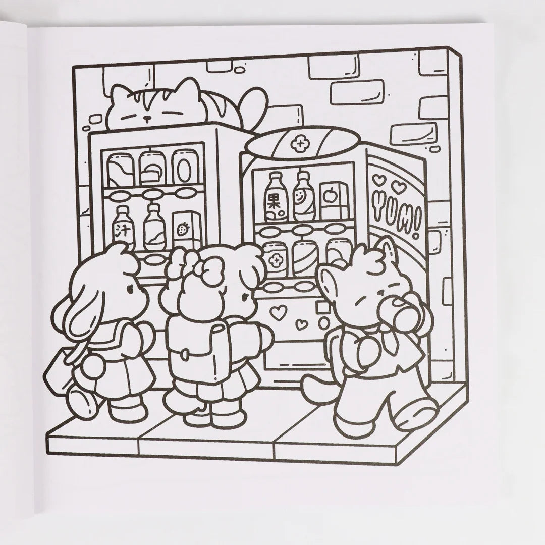 Cozy Japan: Cute Coloring Book for Adults and Teens with Charming Characters and Delightful Japanese Scenes for Relaxation Beauty World Shop
