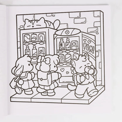 Cozy Japan: Cute Coloring Book for Adults and Teens with Charming Characters and Delightful Japanese Scenes for Relaxation Beauty World Shop