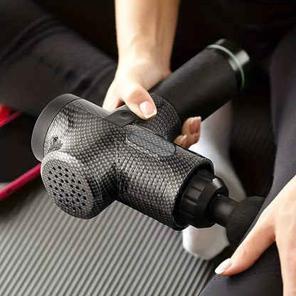 Portable Fascia Gun Vibration Massage Gun For Body Neck Back Deep Muscle Relaxation Fitness Slimming One Head Beauty World Shop