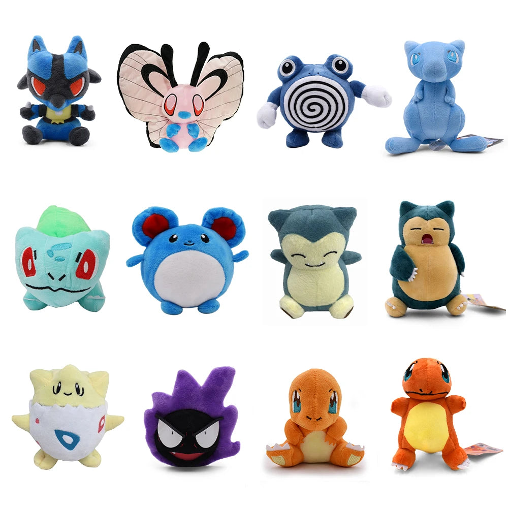 Poliwhirl Charmander Charmander Togepi Snorlax Snorlax Marill Gyarados Gastly Butterfree Plush Toys Stuffed Collection Doll Beauty World Shop
