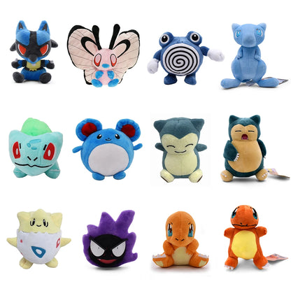 Poliwhirl Charmander Charmander Togepi Snorlax Snorlax Marill Gyarados Gastly Butterfree Plush Toys Stuffed Collection Doll Beauty World Shop