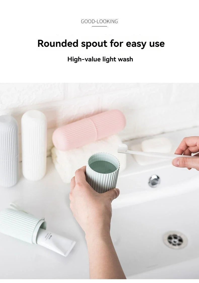 Portable Toothpaste Toothbrush Protect Holder Case Travel Camping Storage Box Protect Toothbrush Toothpaste from Dirt and Damage Beauty World Shop