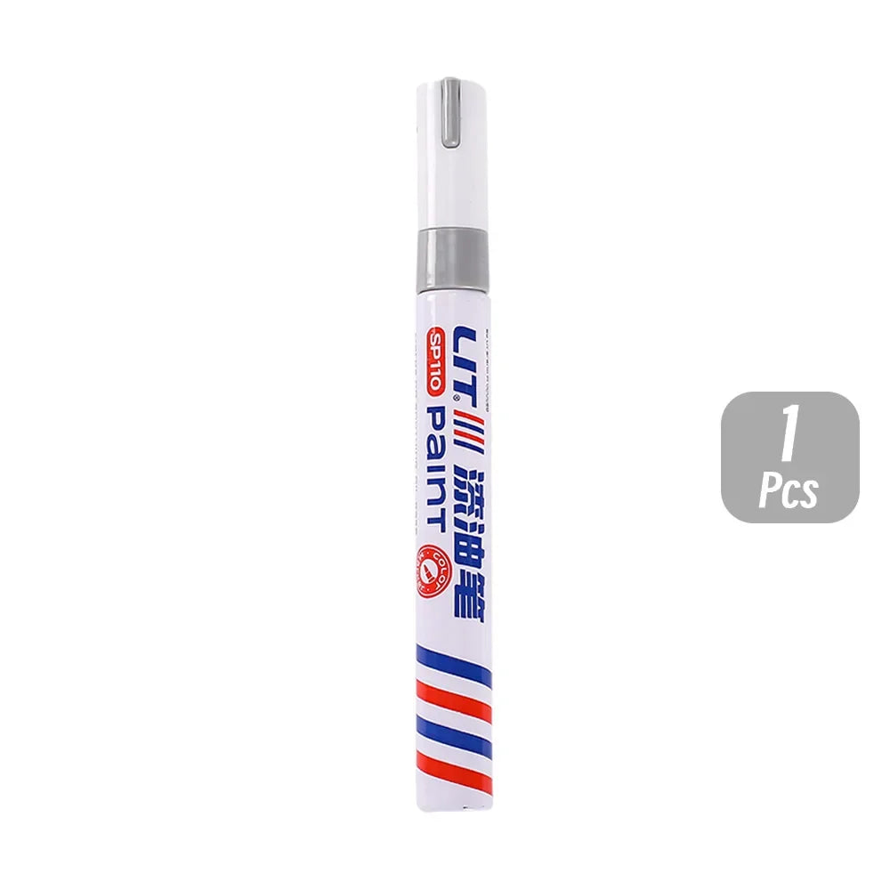 3mm 10p Colorful 8 Colors Permanent Paint Marker Waterproof White Markers tire tread rubber fabric Paint metal Paint Marker Pens Beauty World Shop