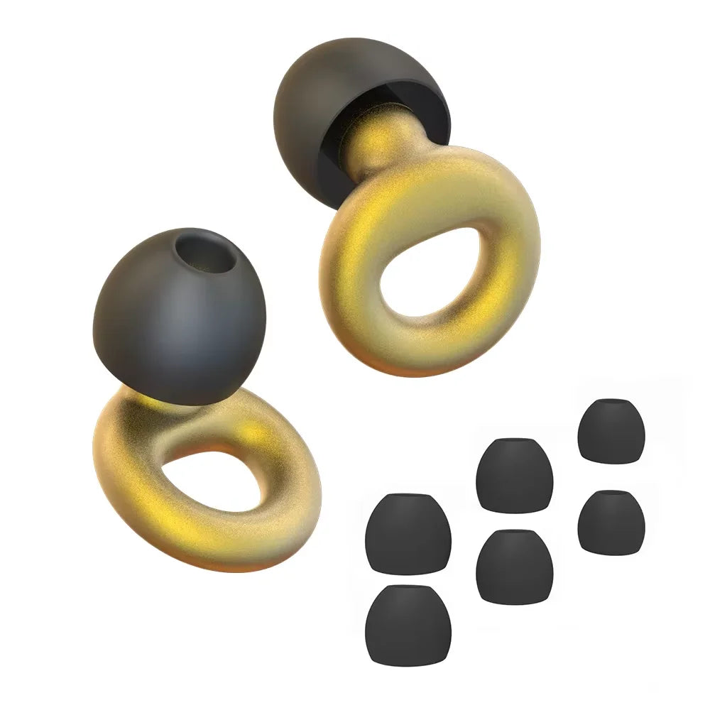 Silicone Earplugs for Swimming Sleep Noise Cancel Noise Reduction-Soundproof Reduce Disturbances -Quality loop Earplugs Beauty World Shop