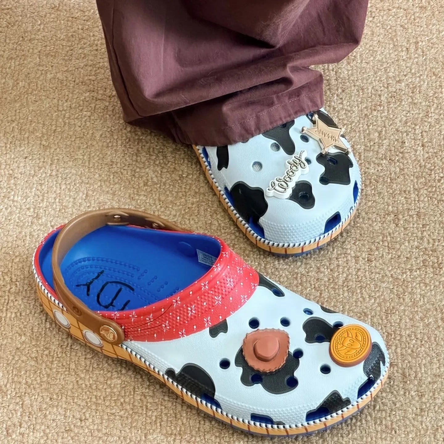 Woody Sandals Slippers with Accessories Woody Classic Clogs Anime Peripheral Accessory Beauty World Shop