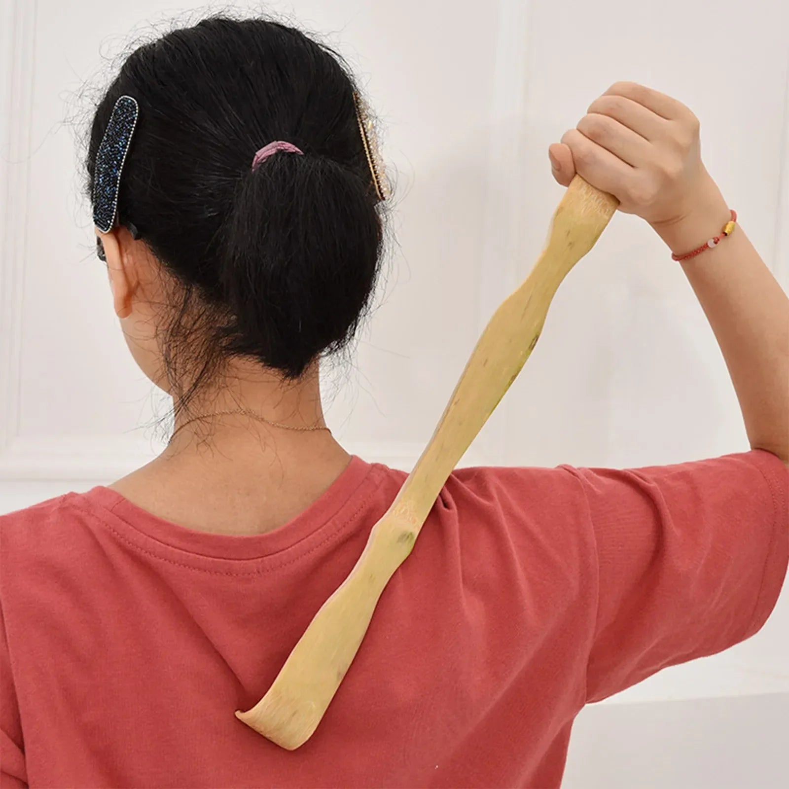 Bamboo Back Scratcher Aid Stick Scratching Massage Roller Long Wooden Body Large Stick for Men and Women Back Scratcher Massager Beauty Trend Shop