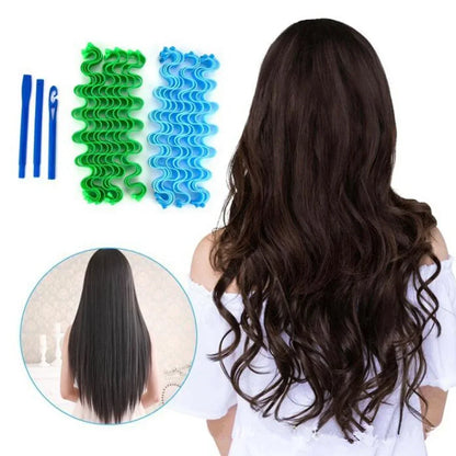 12pcs Heatless Hair Curler No Heat Hair Rollers Soft Curls Curling Rod Roller Sticks Perm Rods Wave Formers Hair Styling Tools Beauty World Shop