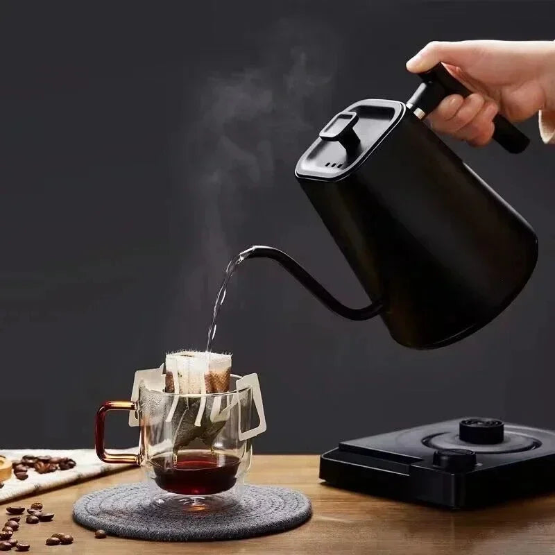 1200W Gooseneck Electric Kettle with Temperature Control Electric Kettle for Coffee and Tea Kettle Coffee Pot 110v/220v Beauty World Shop