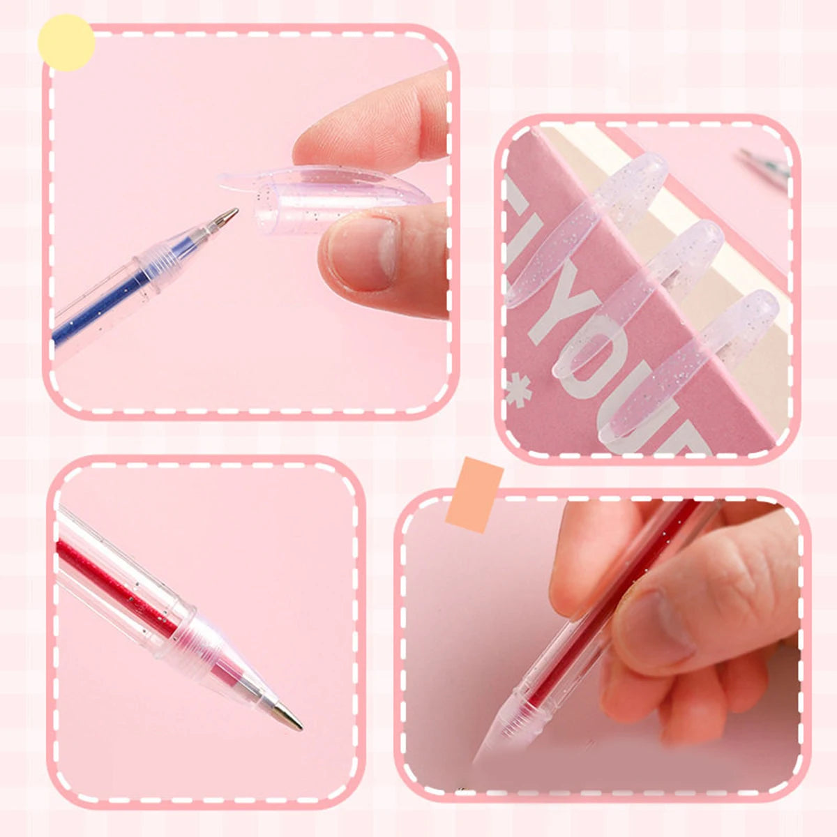 60 Colors Glitter Gel Pen 1.0mm Metal Glitter Color Ballpoint Pen Paper Cardstock Diary Drawing Marking Coloring DIY Art Beauty World Shop