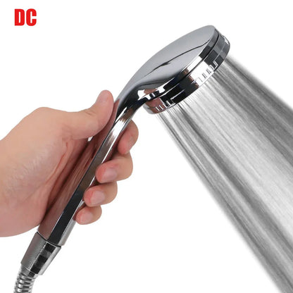 Rainfall Chrome Bath Shower Head 1pc Water Saving Spray Nozzle High Quality Pressurized Nozzle Shower Head High Pressure Beauty World Shop