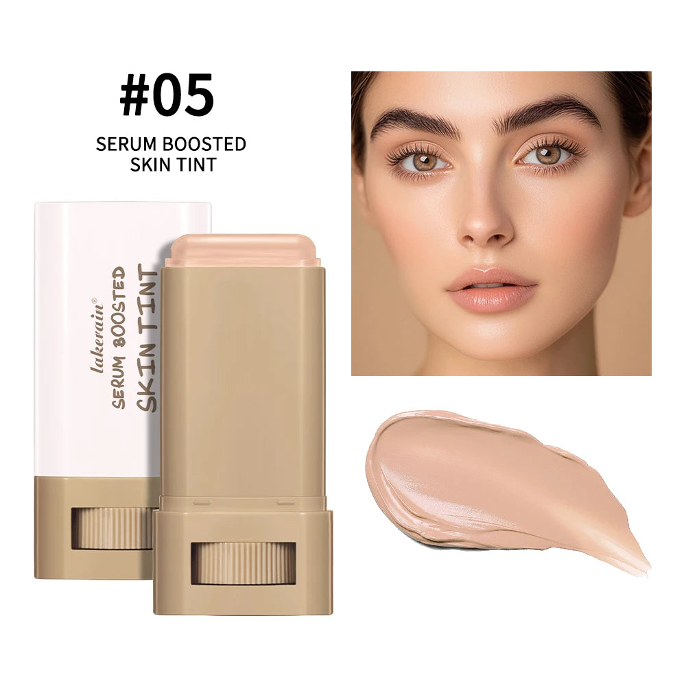 Foundation Skin Tint Balm Skin Tint Stick Waterproof Nourishing Solid Tinted Serum  Face Tinted Face Contour Stick Makeup Beauty World Shop