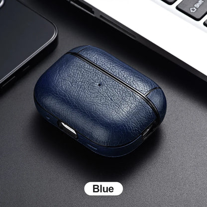 For Airpods Pro 3 4 Case Leather Business Earphone Cases Headset Shell Headphone Cover For AirPod 3 2 1 Pro 2nd Generation USB C
