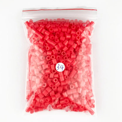 500pcs 5mm Hama Beads Perler Fuse Iron Beads GREAT KID FUN.Diy Intelligence Educational Toys Puzzles Beauty World Shop