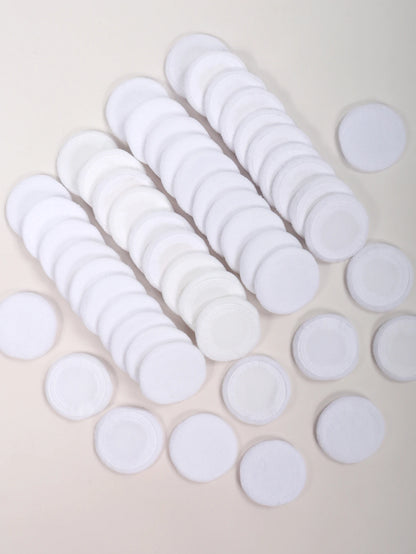 2-5-10-20Pcs Portable and Practical High-Grade White Round Powder Puff for Base and Fixing Makeup Beauty World Shop