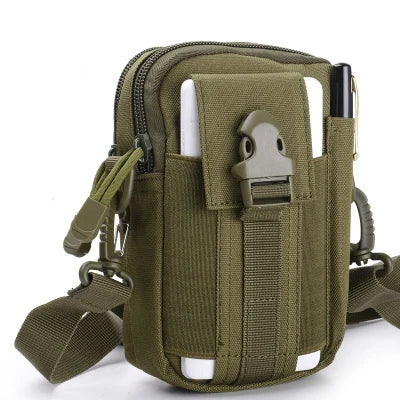 Mobile Phone Case Pouch Waist Bag Waterproof Nylon Multifunction Casual Men Waist Pack Male Small Bag Beauty World Shop