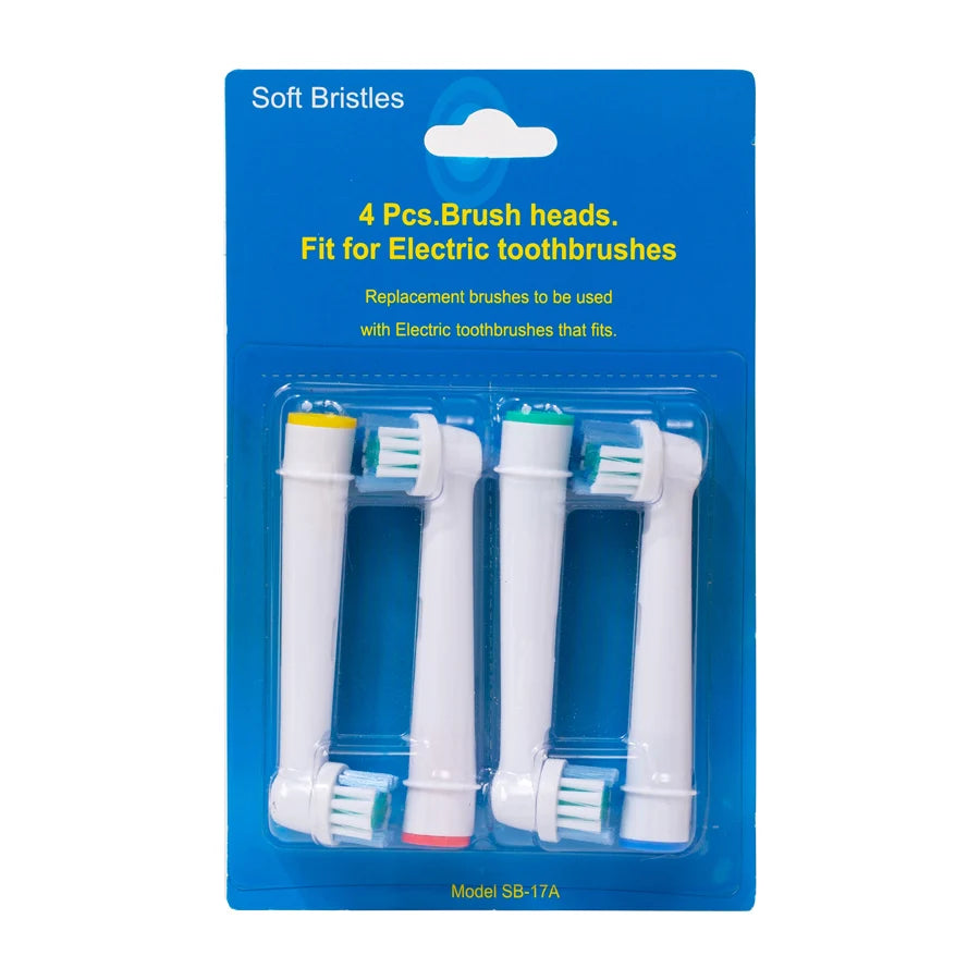 4/8pcs Replacement Brush Heads For Oral-B Electric Toothbrush Advance Power/Vitality Precision Clean/Pro Health/Triumph/3D Excel Beauty World Shop