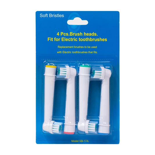 4/8pcs Replacement Brush Heads For Oral-B Electric Toothbrush Advance Power/Vitality Precision Clean/Pro Health/Triumph/3D Excel Beauty World Shop