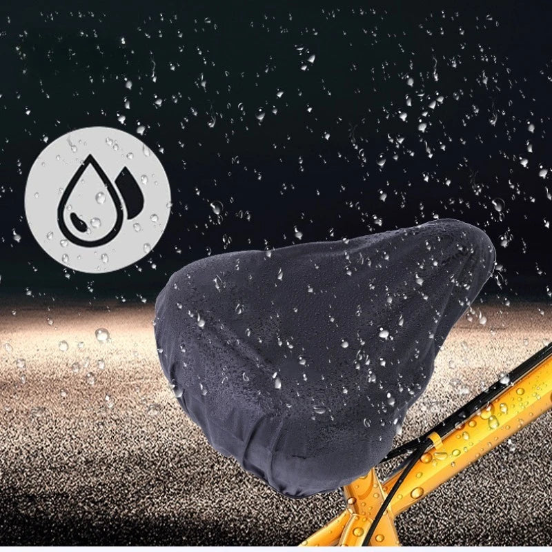 2PCS Waterproof Bike Seat Cover Rain Cover for Bicycle Saddle Elastic Dust and Rain Resistant Protector Outdoor Bike Accessories Beauty World Shop