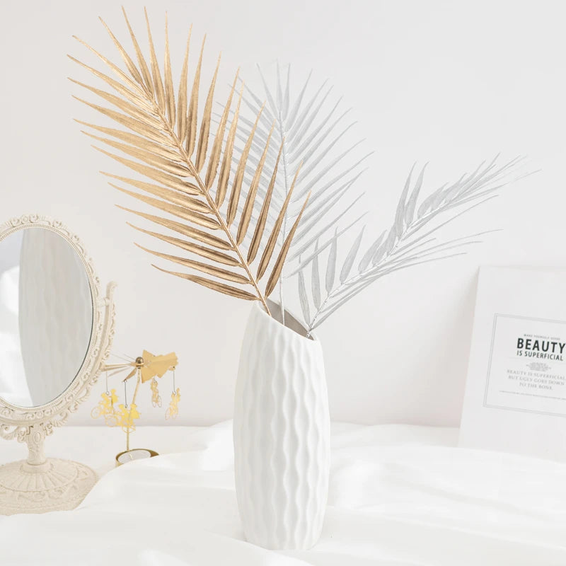6/12Pcs Artificial Plants Tropical Palm Tree Leaves Home Garden Decoration Accessory Photography Prop Christmas Wedding Supplies Beauty World Shop