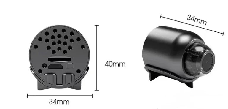 Mini Camera 1080P HD WiFi Wireless HD Night Vision Camera Home X5 Remote Camera Kids Pet Safety Monitoring Beauty Fashion