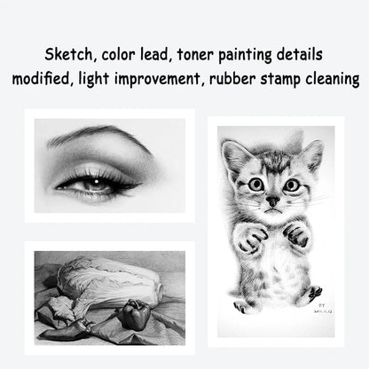 Faber - Castell Premium Soft Kneadable Eraser, Perfect for Art Painting, Design & Plasticine Stat - Ultra - Plastic Sketch Tool Beauty World Shop