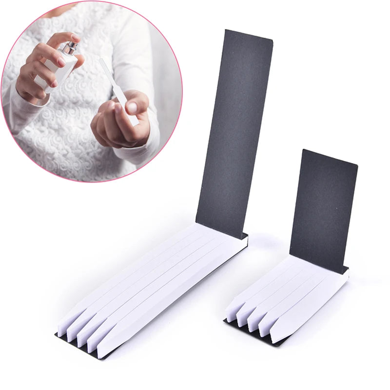 100pcs 80/130mm*8mm Aromatherapy Fragrance Perfume Essential Oils Test Tester Paper Strips Beauty World Shop