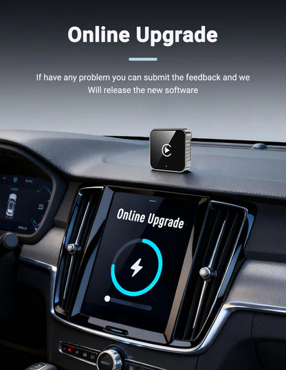 XUDA 2 in1 Wired to Wireless CarPlay Android Auto Adapter for OEM Car Stereo With USB Dongle Smart Mini Box Plug and Play Blueto Beauty World Shop