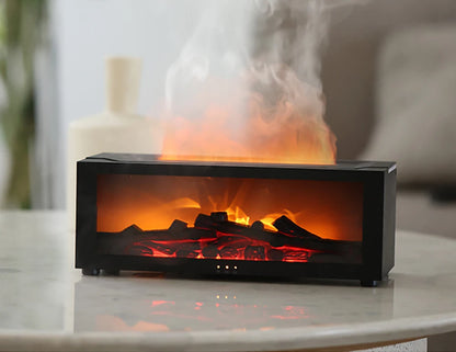 Air Humidifier Essential Oils Humidifiers Home Aroma Humidifier Flame Automatic Fragrance Diffuser With LED Light Remote Control Beauty World Shop