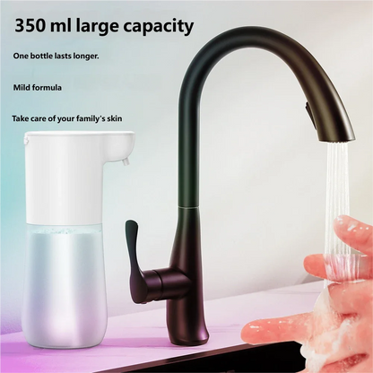 HOMEFISH Smart Sensor Automatic Soap Dispenser 350ml USB Charging Contactless Soap Foam Dispenser Hand Sanitizer Machine Beauty World Shop