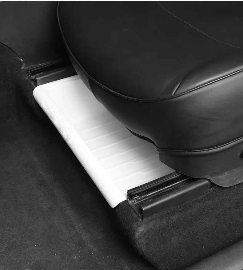For Tesla Model Y Under Seat Storage Box Case Car Seat Organizer Vehicle Underseat Drawer Holder for Tesla Model Y Interior Tray Beauty World Shop