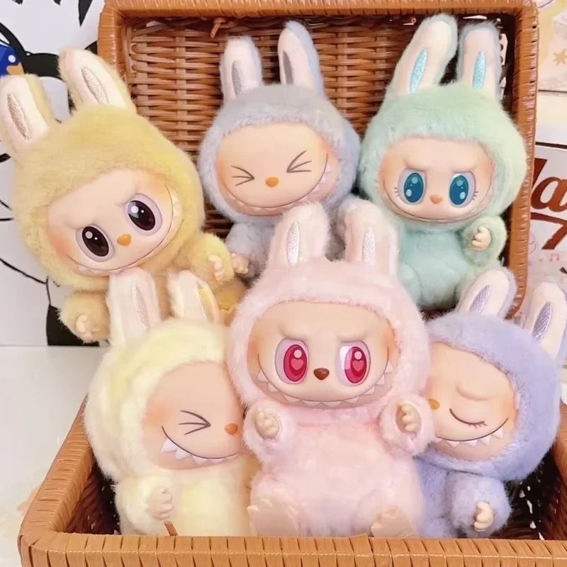 Blind Box For Popmart Labubu The Monsters Macarons Lisa Same Heart Vinyl Base Series Trendy Toy Decorations Birthday Gifts Beauty World Shop